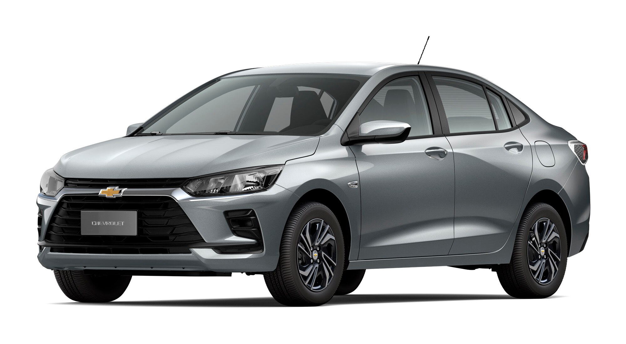 Conheça o Onix Plus 2027 nos modelos Turbo AT e AT ECO na cor Prata Shark
